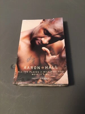 AARON HALL ALL THE PLACES I WILL KISS YOU FACTORY SEALED CASSETTE SINGLE C74 - Image 1 of 4