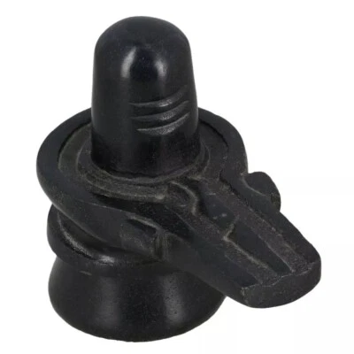 6" Mármol Shiva Lingam Estatua Hinduismo Dios Religioso Ídolo Girando Templo Decoración Foto 1 de 4