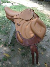 WILDRACE New Horse Jumping leather saddle / Change gullets