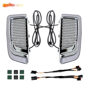 Fairing Lower Grill LED Turn Signal Light Running For Touring Glide 14-22 - Bild 1 von 8