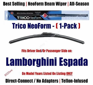 Limpiaparabrisas Super Premium NeoForm (Cantidad 1) se adapta a 1971-1975 Lamborghini Espada 16180 - Imagen 1 de 1