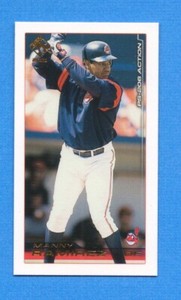2001 Pacific Private Stock PS-206 Action #22 Manny Ramirez Indians