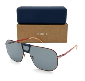 MYKITA MYLON HYBRID CAYENNE COL 446 Red Navy / Dark Blue Solid  145mm Sunglasses - Picture 1 of 4