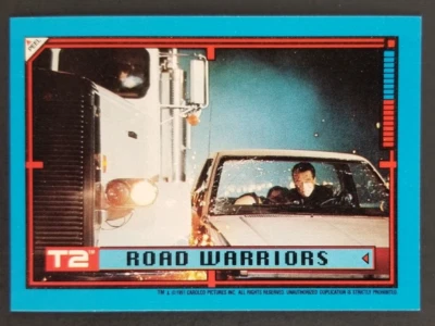 T2 Terminator 1991 Road Warriors Topps Sticker Card #26 (NM) - Image 1 of 2