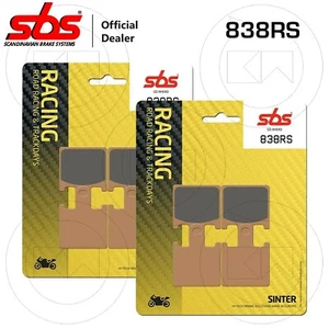 SET OF 4 FRONT BRAKE PADS SBS SC SPORT KAWASAKI ZX6R 600 NINJA 2006 - Picture 1 of 4