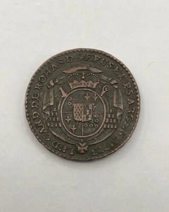 1773 French Bishopric Strasbourg Ludwig House of Rohan 1 Kreuzer Copper Coin HTF - Picture 1 of 7