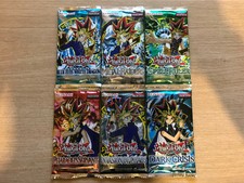 6 x YuGiOh Vintage Booster Packs - New & Sealed - Inc Legend of Blue Eyes (LOB)