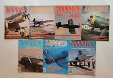 Airpower Magazine Lot Of 7 Issues 1971-1981 