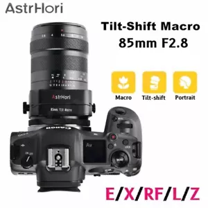 AstrHori 85mm F2.8 Tilt-Shift Macro Lens for Fuji Canon Nikon Sony Leica Sigma - Picture 1 of 15