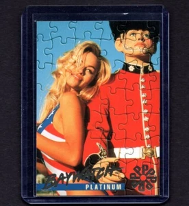 PAMELA ANDERSON 1995 Baywatch Sports Time TV Series Platinum TV Insert Card #P8 - Picture 1 of 2