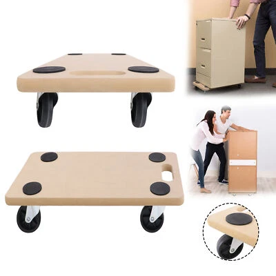 2 x Möbelroller Transportroller Transporthilfe Umzugsroller Rollbrett Max 200kg - Bild 1 von 4