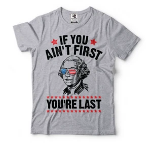 Funny 4th of July shirts George Washington Patriotic USA 4th of july t shirts - Picture 1 of 7