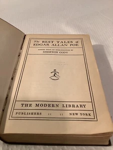 poes best tales 1924 Soft Back - Picture 1 of 12