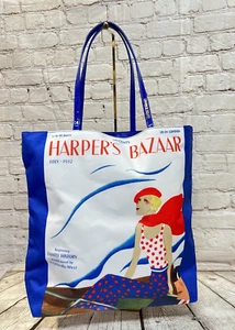 Estee Lauder Harper's Bazaar July 1932 Graphic Shoulder Shopper Tote Bag - Picture 1 of 7