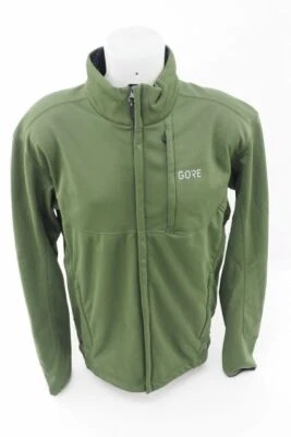NEW! Gore Wear C5 Thermo Trail Windstopper MTB Jacket Men's Medium Green - Image 1 of 4