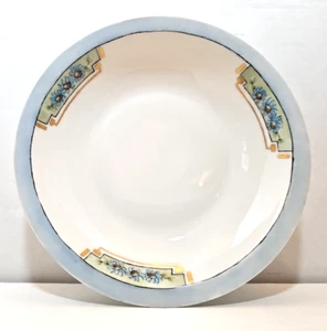 Set 4 zuppiere vintage Rosenthal Donatello oro blu dipinto floreale Baviera 7,5" - Foto 1 di 3