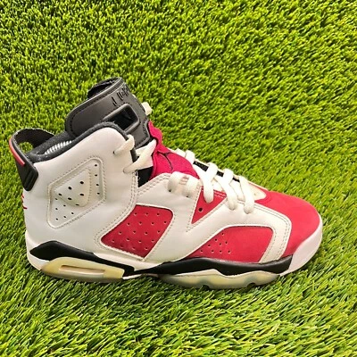 Nike Air Jordan 6 Retro Carmine Niños Talla 6Y Informales Zapatos de Baloncesto Tenis Foto 1 de 4