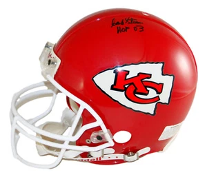 Hank Stram Len Dawson Signed Riddell Full Size Authentic Proline Helmet PSA/DNA - Picture 1 of 7