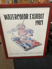 vintage carmel by the sea Watercolor Exhibit