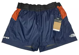 New The North Face Shorts Women's XL Navy Blue THF X Mesh Lined Elastic Waist - Picture 1 of 8