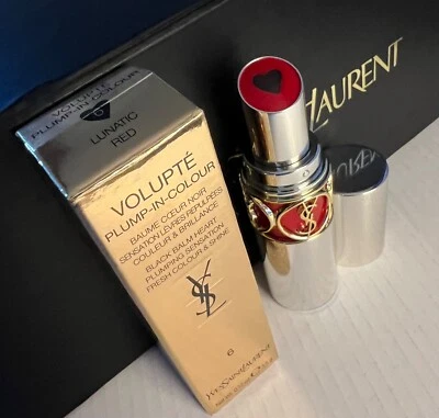 YVES SAINT LAURENT VOLUPTE REGORDETE EN COLOR 3,5 G/0,12 OZ. #6 - Rojo Lunatico Foto 1 de 4