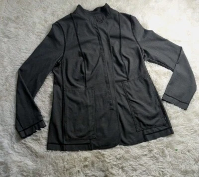 OSKA Tibby JACKET Pockets Size 2 Lagenlook Gray Quality  - Image 1 of 4