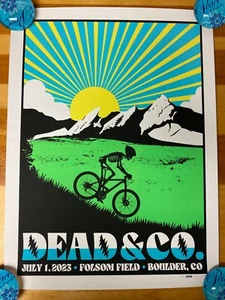 Dead & Company Poster Folsom Field Boulder, CO 7/1/23 VIP Signed - Picture 1 of 8
