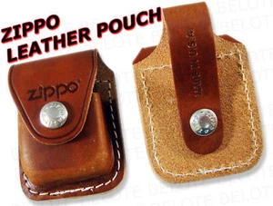 Zippo Leather Pouch w/ Belt Loop BRN  LPLB ACCESSORIES - Picture 1 of 1