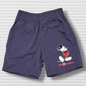 Pantaloncini corti Topolino in piedi ragazzo taglia 3t Walt Disney World blu navy - Foto 1 di 5