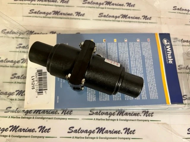 Whale Water Systems Specialist #LV1215 Válvula antirretorno de plástico en línea. Foto 1 de 1