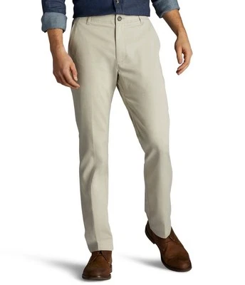 Lee Men's Extreme Motion Relaxed Fit Khaki Pants Dove Light 40x30 NWT - Image 1 of 4