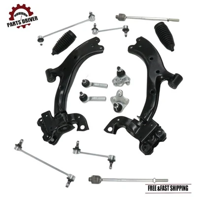 Fits 2007-12 Acura RDX Front Lower Suspension Control Arm Kit Tie Rod Sway Bar - Image 1 of 4