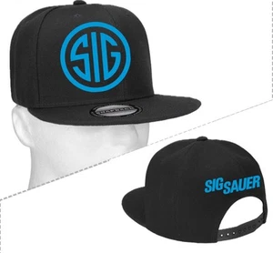 Baseballmütze Kappe SIG Sauer inspiriert individuell Druckknopflasche schwarz Kopfbedeckung - Bild 1 von 3