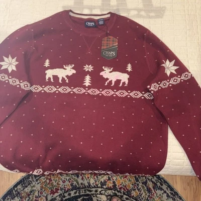 Chaps Ralph Lauren Men's Christmas Sweater - Image 1 of 4