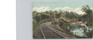 Postal A Beauty Spot on Frisco Rail Road Worm Fork - Imagen 1 de 2