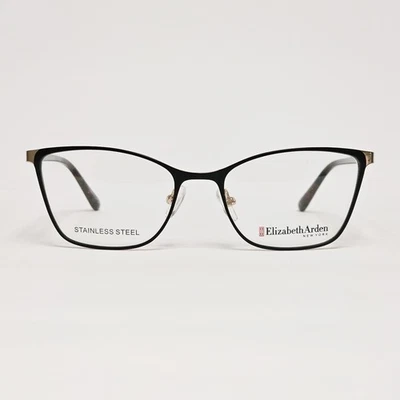 Óculos femininos Elizabeth Arden EA 1278-1 em preto/tartartaruga/ouro rosa | 52mm - Imagem 1 de 4