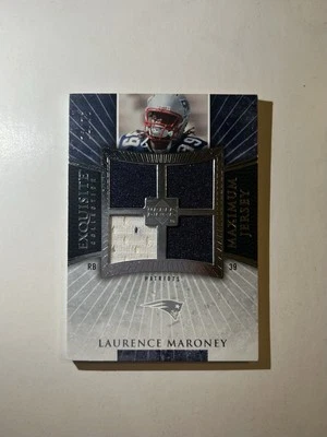 2006 Exquisite Maximum Jersey Silver Laurence Maroney #XXL-LM /75 Patriots Rare - Image 1 of 4