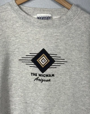 Vintage VCC XXL The Wigwam Resort Arizona Sweatshirt Travel Crewneck Gray - Image 1 of 4