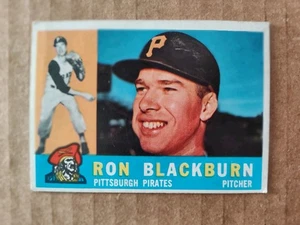 RON BLACKBURN Pittsburgh PIRATES 1960 TOPPS Baseball Card #209 - Picture 1 of 2