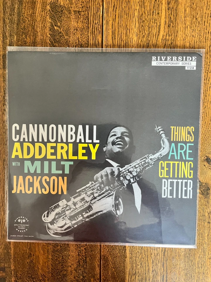 CANNONBALL ADDERLEY " THINGS ARE GETTING BETTER " RIVERSIDE USA PRESSAGE 1982 - Photo 1/1
