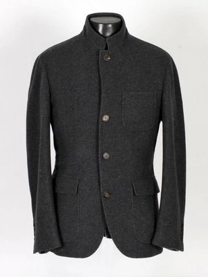 Abrigo Chaqueta Informal Brunello Cucinelli 100% Cachemira - Gris - XS - $5400 Minorista Foto 1 de 4