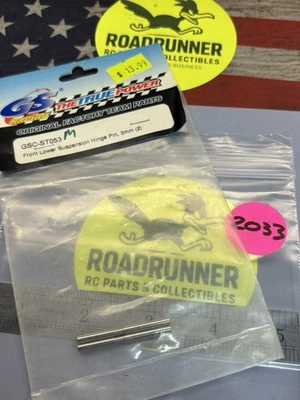 Pasador de bisagra de suspensión inferior delantera GS RACING GSST053: 3 mm / 2 piezas. Foto 1 de 4