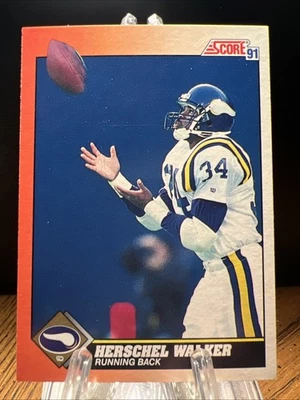 Herschel Walker, 1991 Score, #348, Minnesota Vikings, - Image 1 of 2