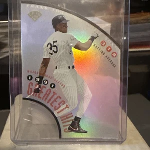 1996 Donruss Leaf "Greatest Hits" #2, FRANK THOMAS /5000, Chicago White Sox HOF - Picture 1 of 3