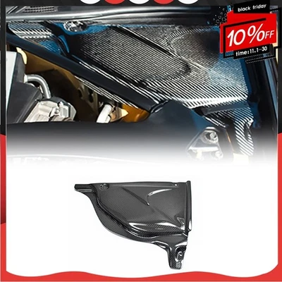For Nissan Fairlady 09-17 370Z Z34 Battery & Fluid Cover Carbon Fiber kits 2Pcs - Image 1 of 4