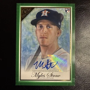 2019 Topps Gallery Green Myles Straw ROOKIE Auto 41/99 K - Bild 1 von 2