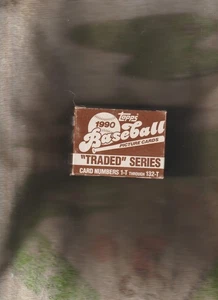 1990 TOPPS TRADED BASEBALL COMPLETE 132-CARD FACTORY SET  W/D.JUSTICE ,  OTHERS - Picture 1 of 1