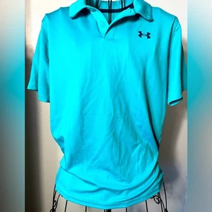 Boys Under Armour Short Sleeved Polo Youth L - Picture 1 of 3