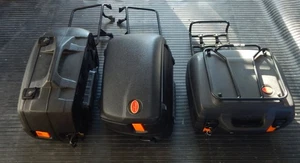 Moto Guzzi California 3 & 1100 OEM panniers & top case, full Hepco Becker, mint - Picture 1 of 16