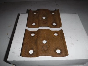 1973-1979 Ford F150 BRONCO F250 F350 Rear Leaf Spring Axle Mounting Plates - Picture 1 of 5
